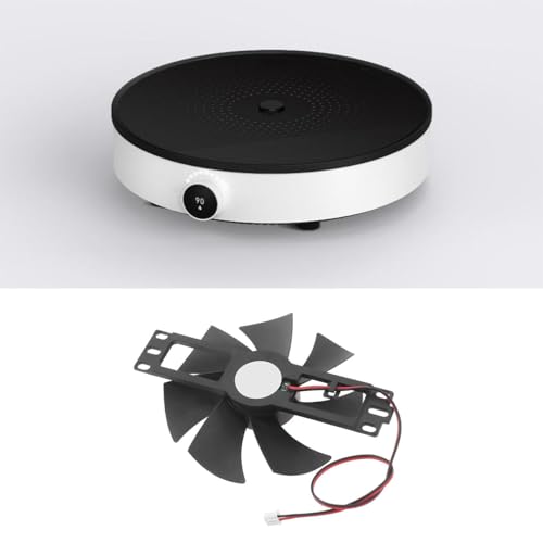 18V Oil Lubricated Cooling Fan for Induction Cooker Stand PBT Plastic 7 Blades 2100RPM 120x120x25mm