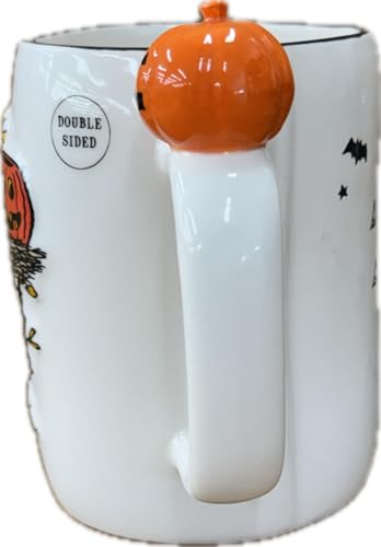 Rae Dunn Peanuts Halloween Ceramic Coffee Mug, Spooky Season Snoopy and Spooky Season