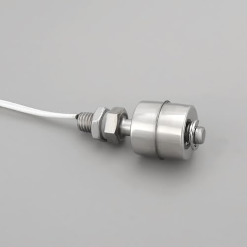 2pcs 45mm Liquid Water Level Float Switch Control Sensor Stainless Steel Float Switch Automatic Liquid Level Sensor for Water Tank Household Water Tower