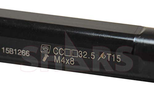 [Australia - AusPower] - Shars 1/2" Indexable Boring Bar Left Hand with CCMT Insert 7" Length 404-2479 P] 1/2" x 7" 404-2479 