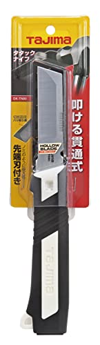 Tajima DK-TN80 Chisel Knife 80 electrician's tool with deburring groove and elastomer grip