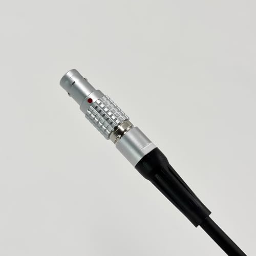 Rotatable Right Angle Lemo-Compatible 0B 2 Pin Male to 2Pin Male Power Cable Suitable for Teradek Bond, SmallHD Monitor, ARRI Alexa, RED DSMC2, Z CAM E2 F6/S6, Transvideo, Preston, 39“ Straight-Right Angle