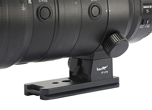 Haoge Lens Replacement Foot for Nikon NIKKOR Z 100-400mm f/4.5-5.6 VR S Z 400mm F4.5 VR S Z 70-200mm f/2.8 VR S,Z 600mm f/6.3 VR S Lens Built-in Arca Type Quick Release Plate