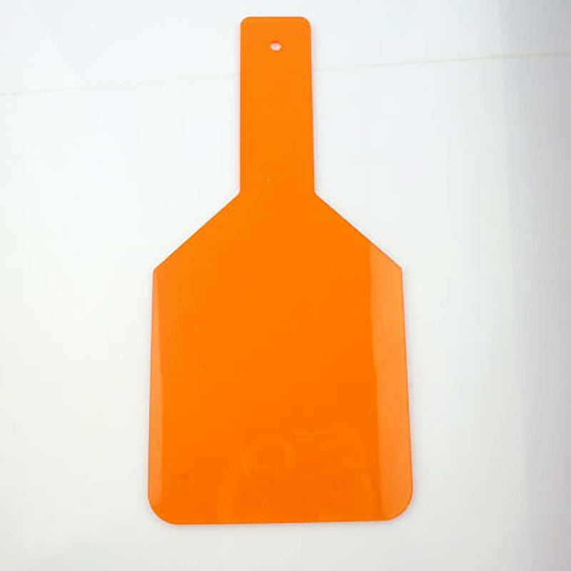 [Australia - AusPower] - Dental Curing Light Shield Hand Held LED/UV Light Protection Eye/Face Protector Plate Board Orange (2PCS) 2PCS 