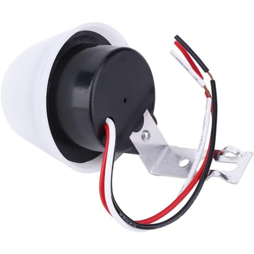 Greluma 2pcs DC 12V 10A Photocell Sensor Switch Auto On/Off Switch for Street Lights Photo Control Sensor Switch