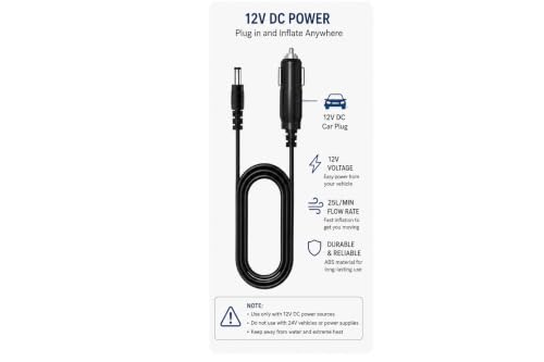 Tyre Inflator Air Compressor 12V 150 PSI Car Bike Tyre Digital Pump Corded