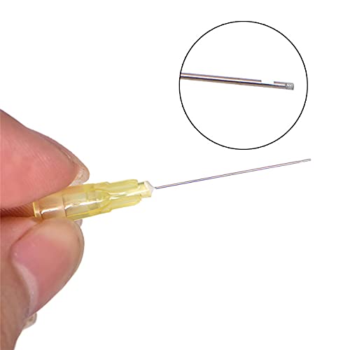 [Australia - AusPower] - 100pcs Dental Endo Irrigation Needle Tips 30GA 30G End-Closed Side Hole Syringe Needle Tip 