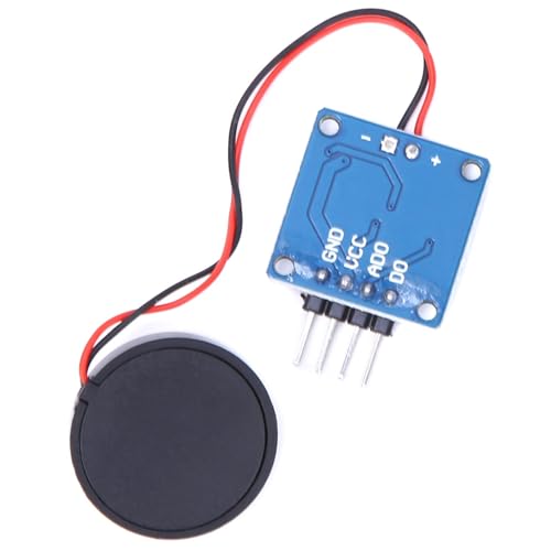 Piezoelectric Vibration Tapping Sensor Module, High Sensitivity Vibration Switch Module, 5.0V DC, AD/DO