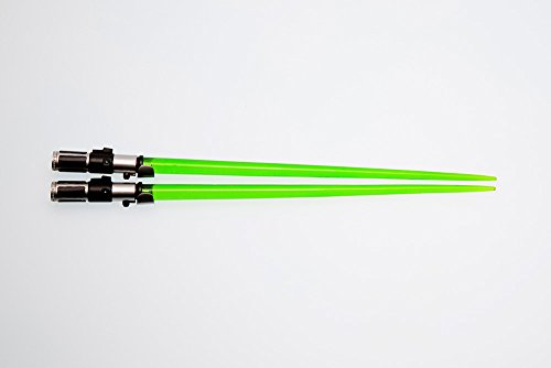 Kotobukiya Star Wars Yoda lightsaber chopsticks, renewal version, featuring detailed Yoda lightsaber design for Star Wars fans.