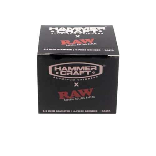 RAW x Hammercraft 4-Piece Black Grinder Small