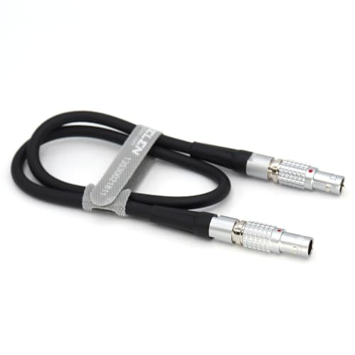 0B 2 Pin Male Power to Teradek Bon/Z CAM E2/SmallHD 703 and 503/Vaxis,ARRI Mini Alexa Power Cable (2pin Straight -Straight) 2pin Straight -Straight