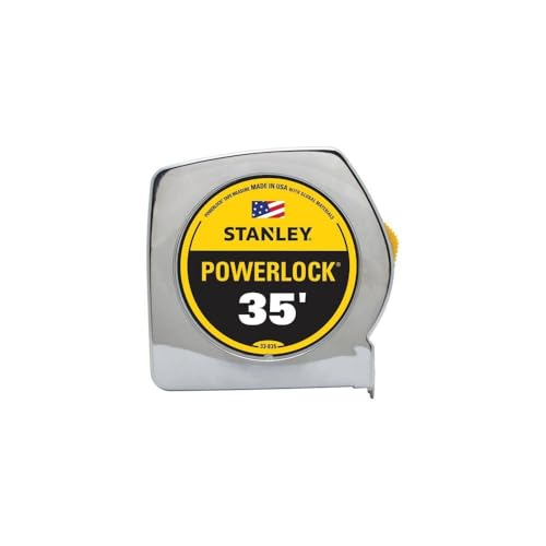 STANLEY PowerLock 35-foot tape measure, model 33-835, with 10.7-meter measuring tape