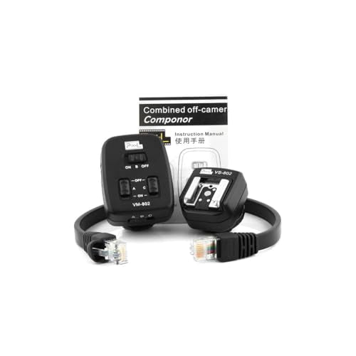 PIXEL PF-802 13.2’/4m TTL Off Camera Flash Speedlite Cord Compatible with Nikon SB-5000 SB-910 SB-900 SB-800 SB-700 SB-600 SB-400 Nikon Z7 Z6 Z6II Z5 D850 Cameras PIXEL X800N X900N Flashes