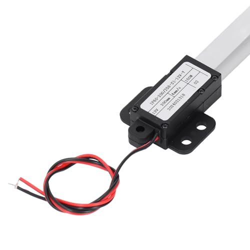 Electric Micro Linear Actuator, 12V 200mm 150N Thrust 4mm/s Speed Stroke Automatic Lifting Motion Linear Actuator Motor, for Agricultural Machinery
