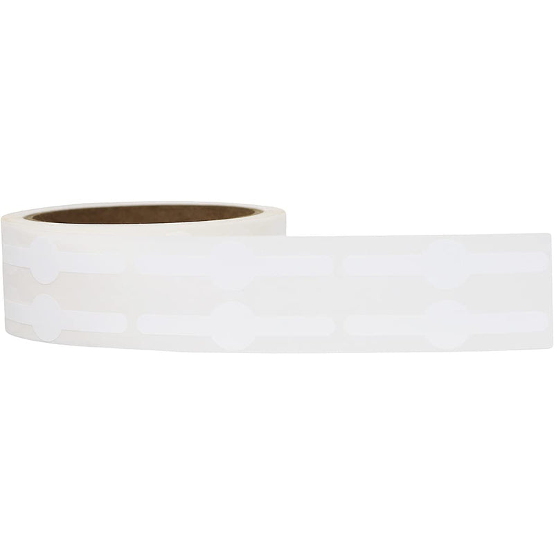 Pre-Roll Tube White Tamper Labels, 0.6 x 2.5 Inch 500 Total Labels