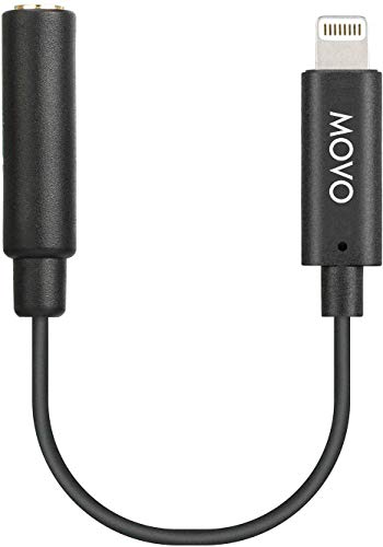 Movo VXR10 Microphonewith Lightning Dongle for iPhones