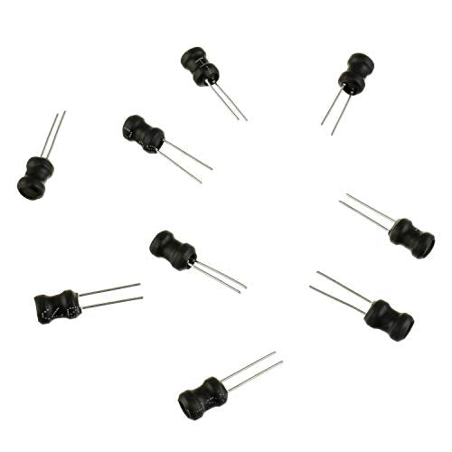 BOJACK 15 Values 160 Pieces Inductance 10uH to 20mH DIP Radial Power Choke Inductors Assortment