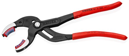 KNIPEX 81 11 250 slip-joint pipe gripping pliers with replaceable plastic jaws