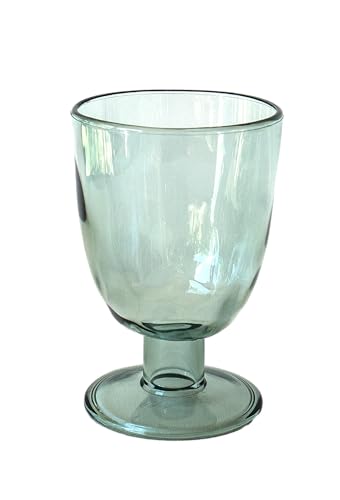 Rustic Acrylic Wine Glass - Recycle Green - 14 oz - Set of 6 Goblet