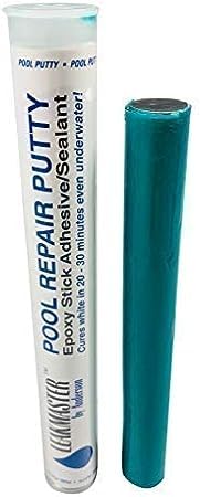 [Australia - AusPower] - Pool Leak Detection Dye Kit for Leakmaster Anderson Manufacturing - DIY Swimming Pool Leak Detector w/ Pool Dye Syringe, Yellow Dye Refill Bottle & White Cure Pool Putty -Pool Repair Kit (Bundle of 3) 