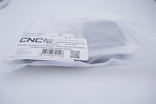 Reflector Photoelectric Sensor 12 to 24 Volt DC Output NPN Reflection Photoelectric Sensor with Mirror IR Photoelectric Sensor up to 2 Metres NC/NO (Reflector Light Barrier - 2 Metres - NPN - E3Z-R61)