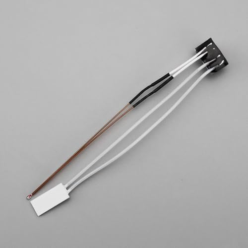 The Lord of the Tools 2 Sets 3D Printer Ceramic Heater Thermistor with Fixing Clip 24V 48W Heating Tube Compatible with Bambu Lab P1P P1S 9.5cm