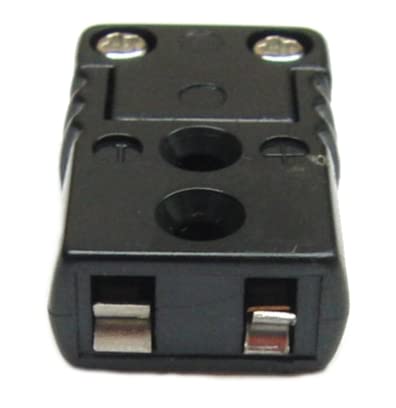 [Australia - AusPower] - J-Type Industrial Thermocouple Extension Lead Wire, Type J Mini Female to Mini Male Connector, 3 ft (1 Yard / .91 m) 