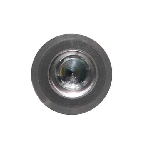 Lumonic LED Indicator Light 12 mm Green Stainless Steel I Signal Light with Screw Connection - IP67 I Signal Lamp for Car with 6 V, 12 V & 24 V LED Voltage 12mm 2-Green