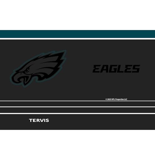 Tervis Traveler NFL Philadelphia Eagles - Night Game Triple Walled Insulated Tumbler Travel Cup Keeps Drinks Cold & Hot, 30oz, Stainless Steel Multicolor