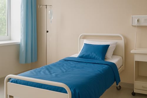 Washable Waterproof Hospital Cover for Pillows 80 x 80 cm, Oeko-Tex Certified, Made in the EU, Autoclavable, Hospital Quality (1 x 80 x 80 cm) 80x80 1