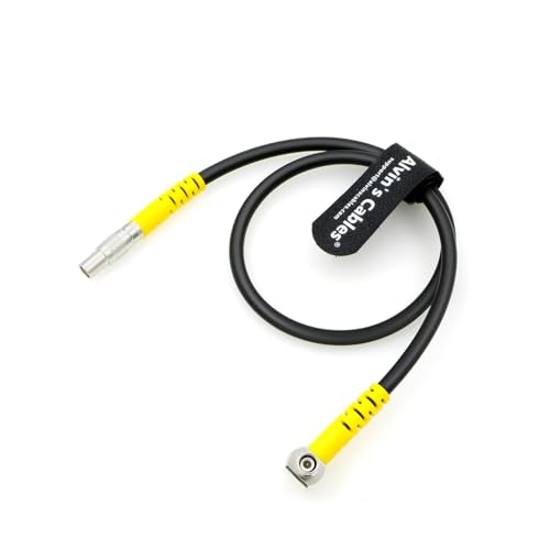 Alvin's Cables MVF-2 Viewfinder Cable for ARRI Alexa Mini LF Camera Right Angle 1 Pin Male to Male 19.7in/50cm straight to right angle 19.7in