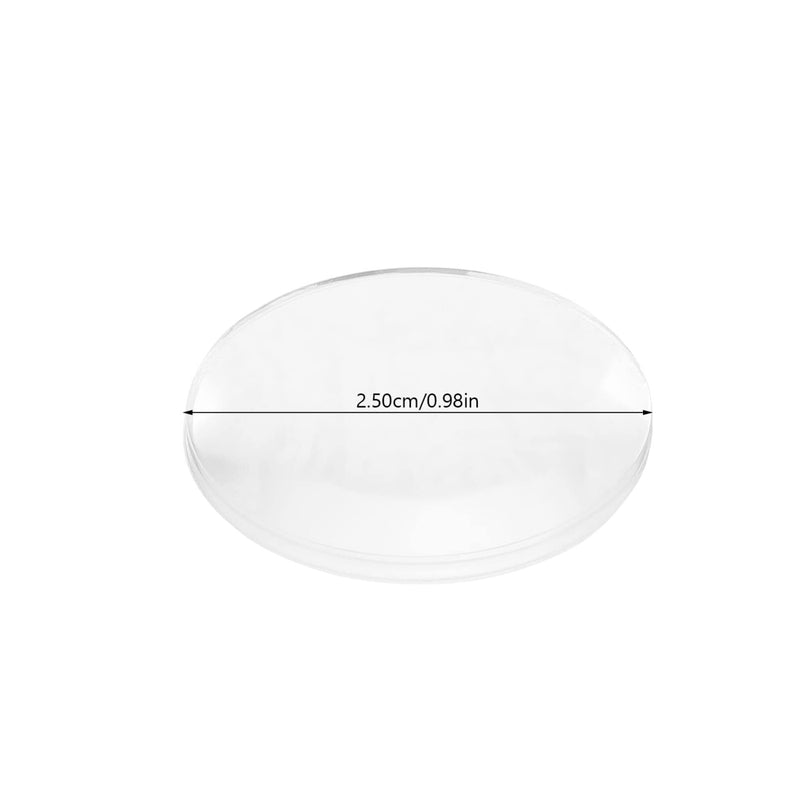 [Australia - AusPower] - 60pcs Biconvex Lens Physics Teaching Tools Experiment Tools Middle School Optical Lens Lenses Physics for Laboratory Lens for Physics Teaching Double Convex Lens Optical Lens Kit 