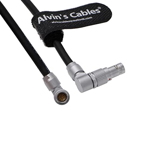 Alvin’s Cables EXT 9 Pin Extension Cable for RED Komodo to Komodo Breakout-Box Rotatable Right Angle 9 Pin to 9 Pin Cable 30cm|12inches
