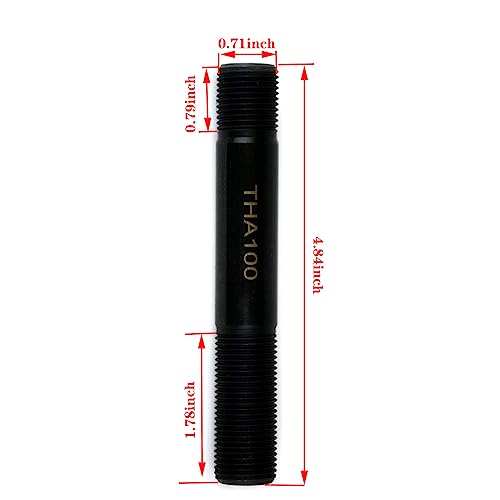 Wauebuly THA100 black 3/4"-16 English thread draw replacement for hydraulic knockout punches