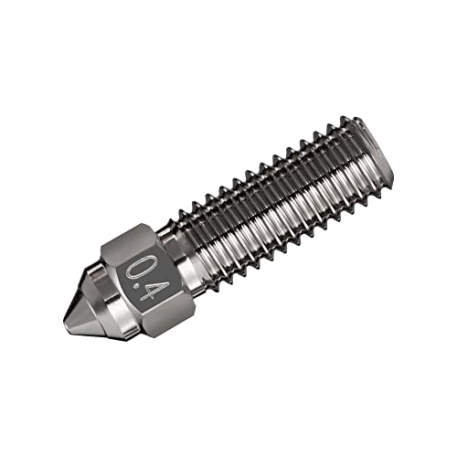 6PCS Official K1 Nozzle Kit Plated Copper/Hardened Steel Extruder Nozzles 0.4mm, 0.6mm, 0.8mm High Flow High Temperature Resistance for K1 / K1 Max/CR M4 3D Printer Accessories