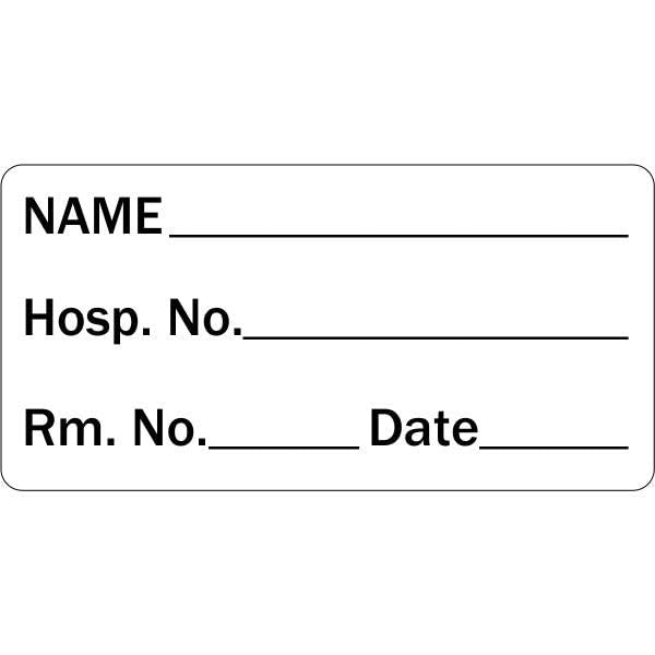 Name and Hospital Room Medical Labels LV-MPSR21