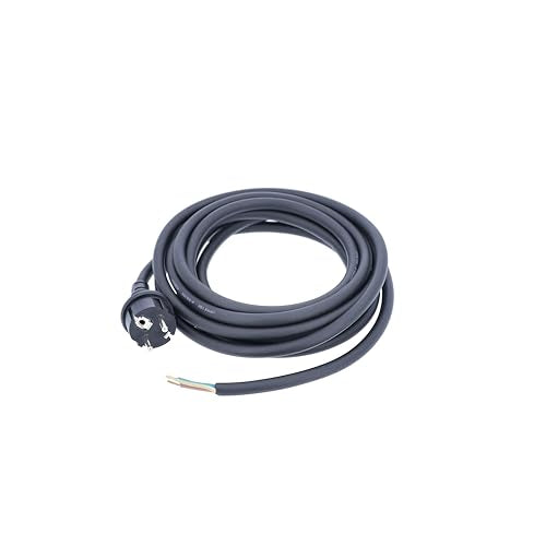 as - Schwabe 60379 connection cable, 4.5 m, H07RN-F 3G1.5, black, IP44, commercial, construction site, 60379