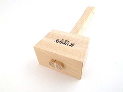 PHEANOO Narex 16 oz beech wood carving mallet with rounded wooden head handle