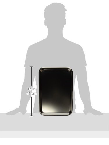 [Australia - AusPower] - Grafco Stainless Steel Instrument Tray, Large Size, Metal Surgical Mayo Tray for Medical & Dental Use, 3262 