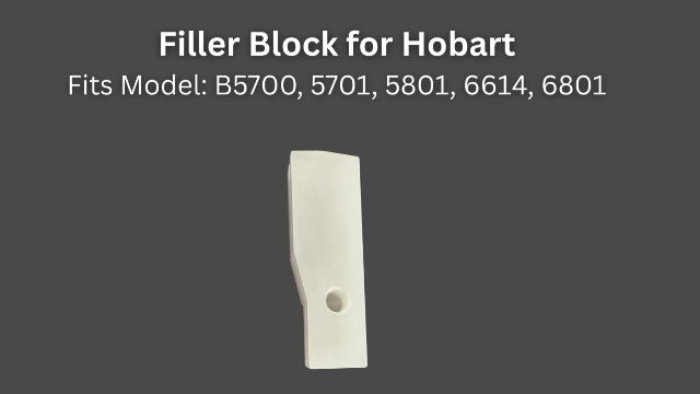 Cutlery Mania wood filler block 5-pack for Hobart 5700, 5701, 5801, 6614, and 6801 models