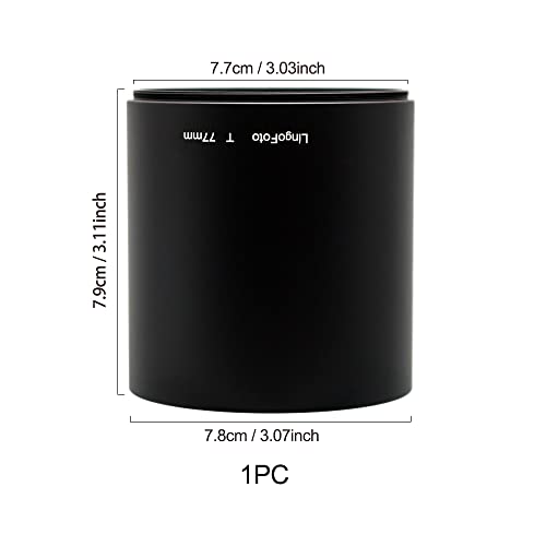 77mmx78mmm Metal Lens Hood for Tele Lens with 77mm Filter Thread