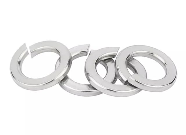 [Australia - AusPower] - 3/8" Split Lock Washer, 18-8 (304) Stainless Steel Spring Lock Washer 50PCS by DYFOL 