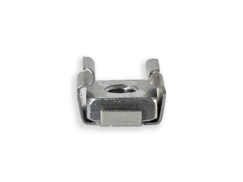 [Australia - AusPower] - RackGold® M5 Snap-in Stainless Steel Cage Nuts 50 Pack - USA Made 