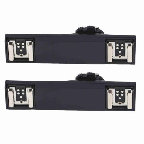 Hot Shoe Splitter, Hot Shoe Extension Bar Mount Cold Shoe Extension Bracket Bracket DSLR Camera Camcorder DV (for )
