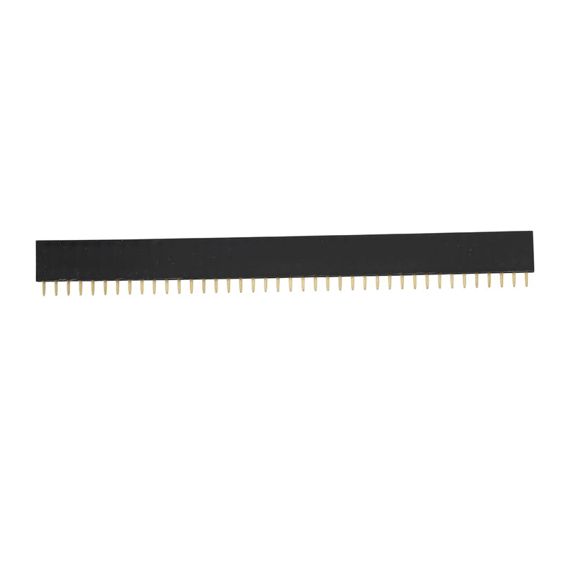 2.54 mm Breakaway Board 40-Pin Female Header Pin Headers 40 Pin Single Row Straight Pin Hole Grid Board for Arduino Shield (Pack of 20) 20 x female pins