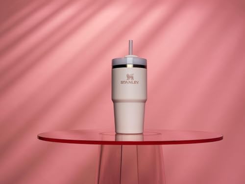 STANLEY Quencher H2.0 Flow State Tumbler, 20 oz, Rose Quartz 2.0 Classic