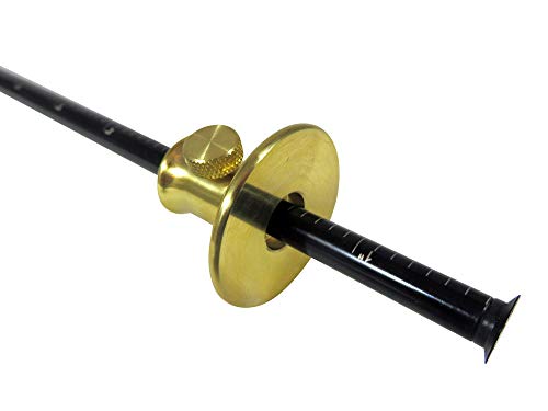 Taytools 465494 wheel marking depth gauge with solid brass head, hardened beam, and steel cutting wheel