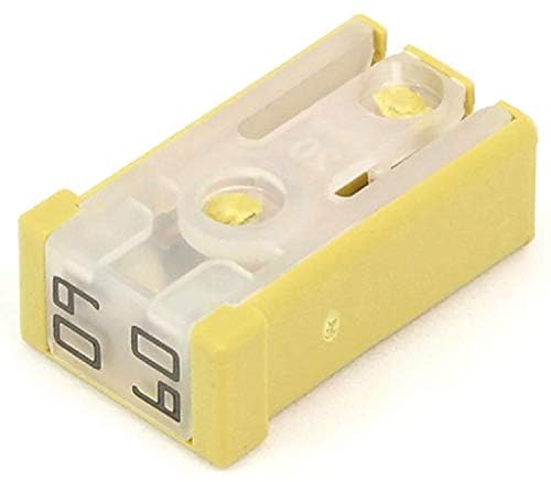 [Australia - AusPower] - 28 Pcs 15A 20A 25A 30A 40A 50A 60A 32V Mini Slotted Automotive MCASE Shaped Cartridge Fuse Kit 28Pcs 