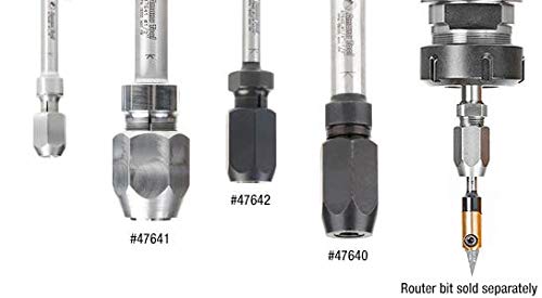 Amana Tool - 47648 1/4" Shank CNC Extension Adapter For 1/8" Shank Router Bits