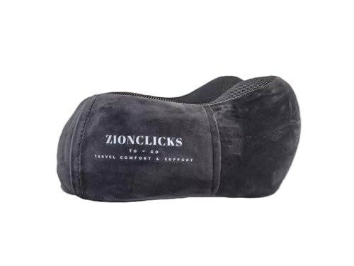 Memory Foam Travel Neck Pillow | Airplane & Cervical Support | Washable Cover